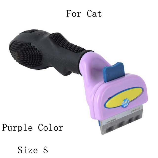 Peignes pour animaux domestiques, brosse à poils de chiens et de chats, outils de toilettage, avec fixation détachable, peigne pour chien et chat: For Cat S / long hair