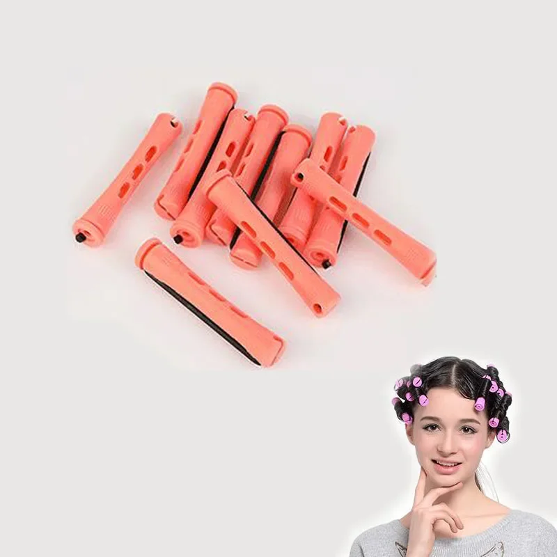 Juego de varillas para la permanente y rodillos para el cabello para mujer, rizador de pelo largo y corto con varillas de onda fría, herramientas para rizar el cabello, 12 unidades