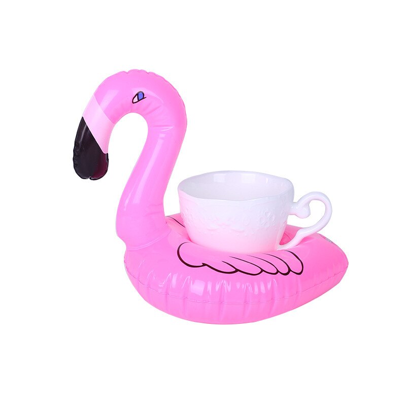 Inflatable Cup Holder Unicorn Flamingo Drink Holder Swimming Pool Float Bathing Pool Toy Party Decoration Bar Coasters: 14