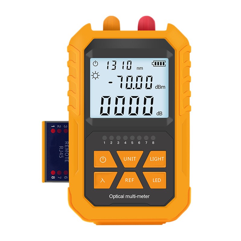 4 in 1 Optical Power Meter Visual Fault Locator 10Km Light Pen LED Lighting OPM Network Fiber Optic Cable Tester Tools