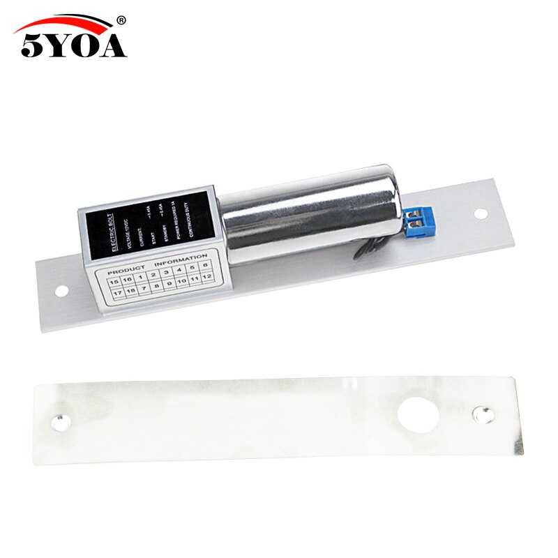 Electric Bolt Mortise Door Lock Electronic intelligent Stainless Steel Heavy-duty Fail-Safe Door Access Control Security: Normal Bolt Lock