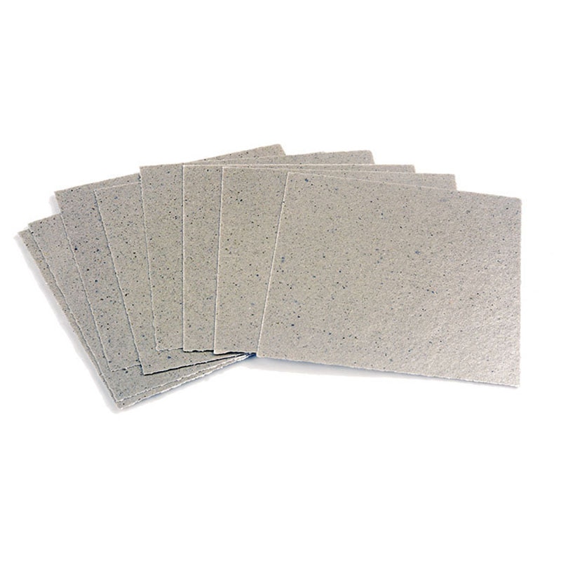 50 Pack placas de Mica láminas tablero de aislamiento térmico para horno microondas Universal pieza de reparación-cortado a tamaño, 5.9X 5,9 pulgadas