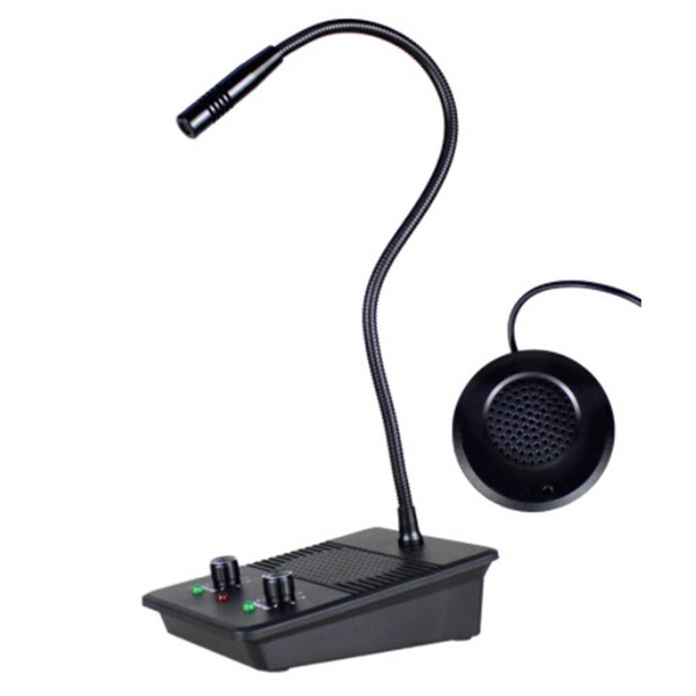 Bank Intercom System Two-way Window Intercom Loudspeaker Pharmacy Bank Intercom With High Clear Loudspeaker