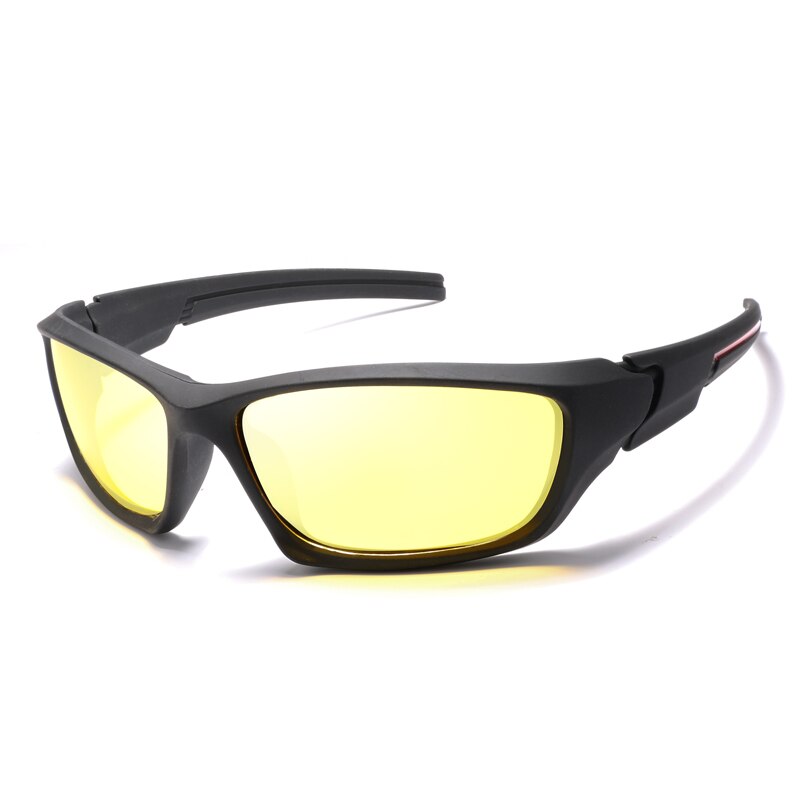 Bil og motorcykel kørselsbriller dedikeret polariserede nattesyn briller udendørs cykling sportsskygge solbriller anti-uv: Nattesyn
