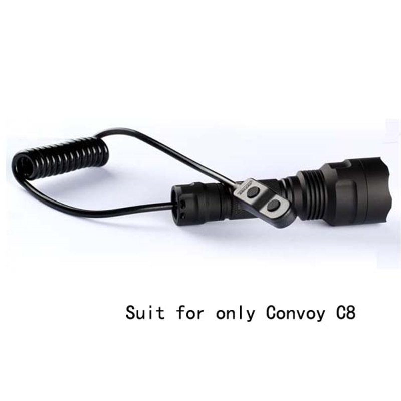 Convoy C8 Tail Cap Remote Contrl Switch Pressure Swicth Flashlight Accessories for LED Lamp Lantern Torch