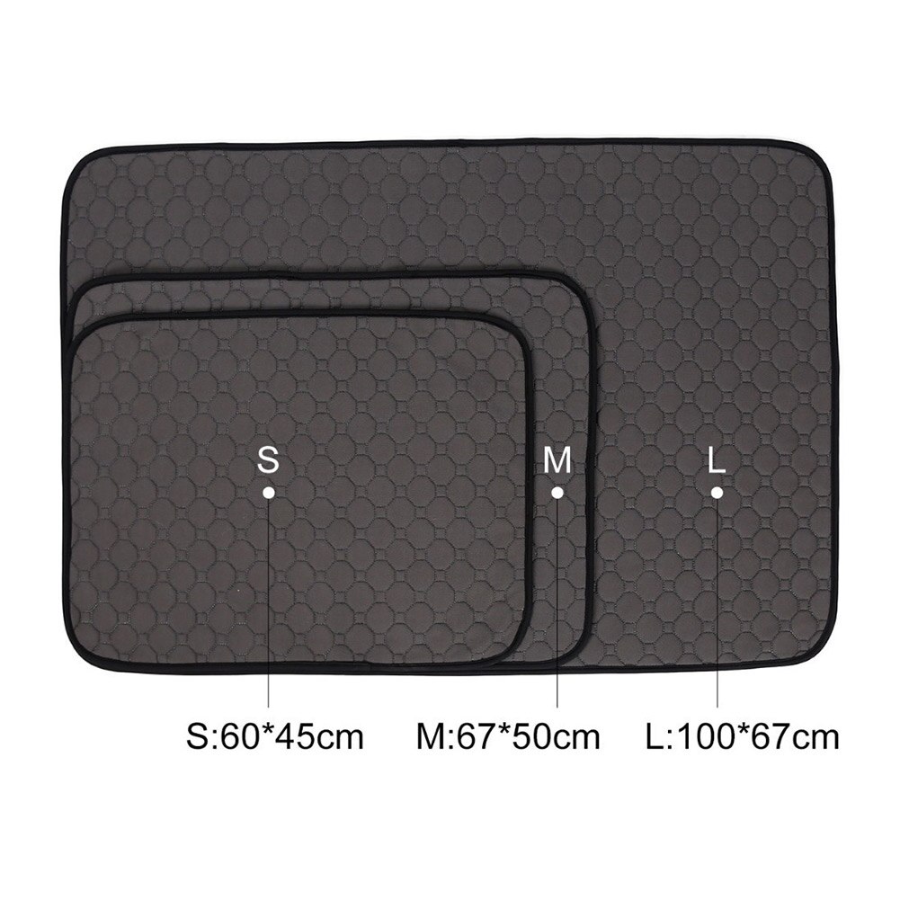 Washable Dog Pet Diaper Mat Urine Absorbent Environment Protect Diaper Mat Waterproof Reusable Training Pad Dog Car Seat Cover