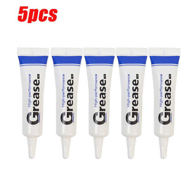 Grasa lubricante de silicona, aceite lubricante multiusos para engranajes de automóvil, para junta tórica, sellador de rodamientos montado en tubo de engranaje, grasa para válvula de neumático: Gris