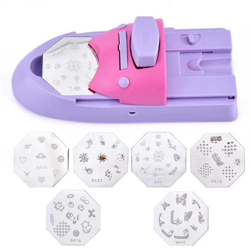 DIY Nail Art Machine Printer Pattern Manicure Machine Stamper Stamp Manicure Tool Set