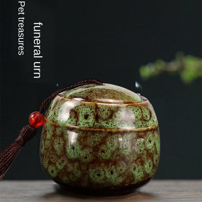 Ceramika zwierzę domowe cashets urny pamiątkowa biżuteria z motywem zwierząt domowych urna ptak pojemnik na popiół urna kremacyjna na popiół urna dla zwierząt