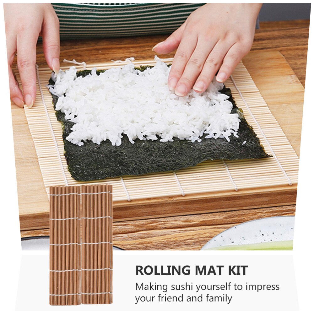 1 Set Sushi Maker Kit Bamboo Sushi Kit Sushi Making Tools for Home DIY Sushi