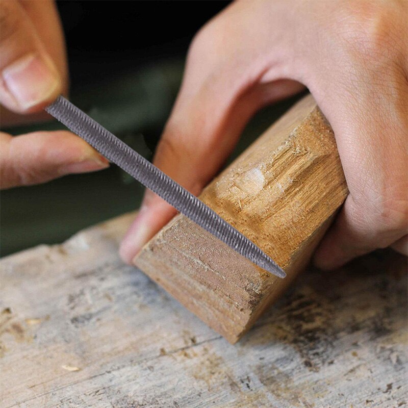 11Pcs Needle File Set, Alloy Steel Hand Metal File Rasp Tools for Wood/Soft Metal/Plastic and Hobby Projects