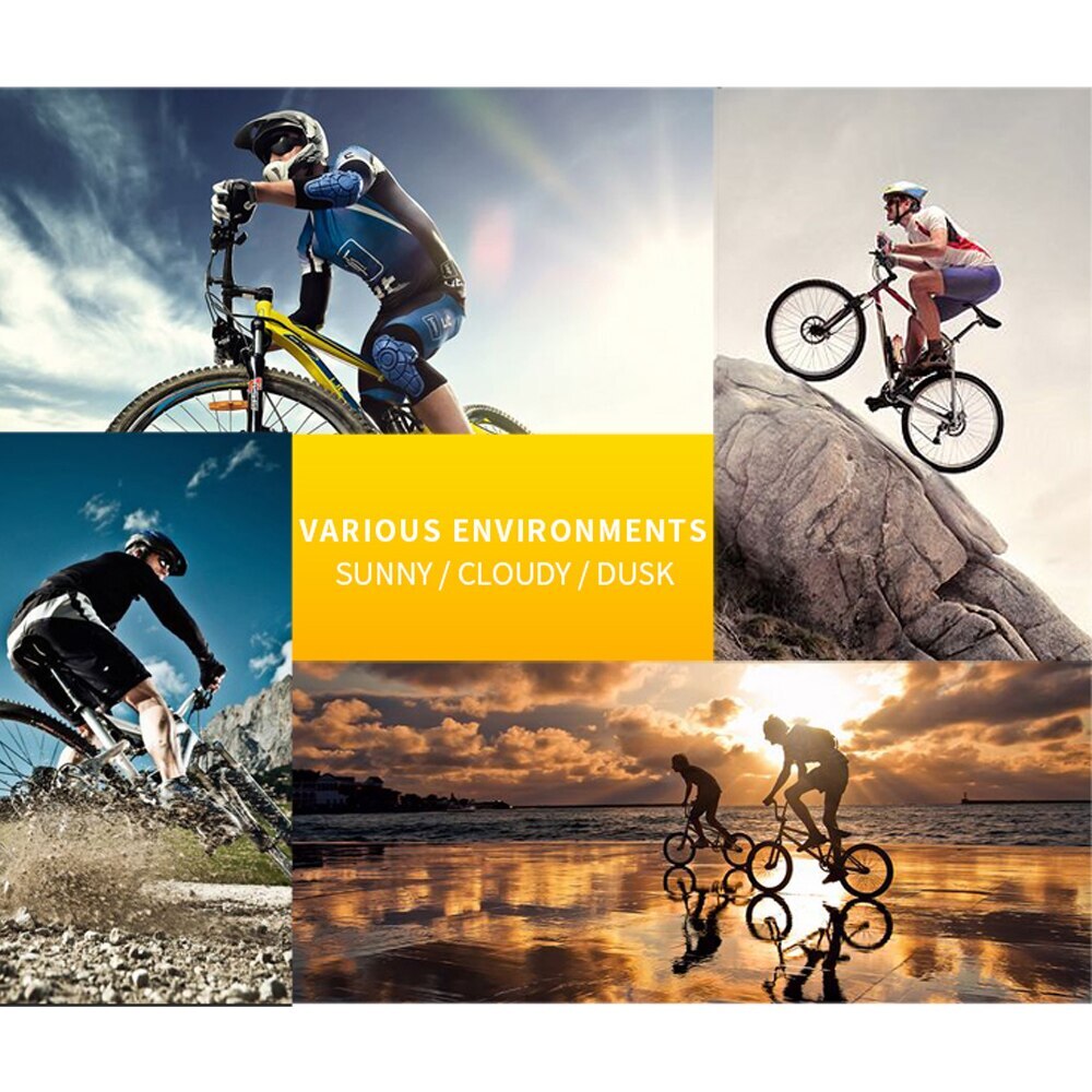 Óculos de sol polarizados UV Protection Cycling Óculos à prova de vento para homens e mulheres Óculos de equitação, Bike Sport Eyewear