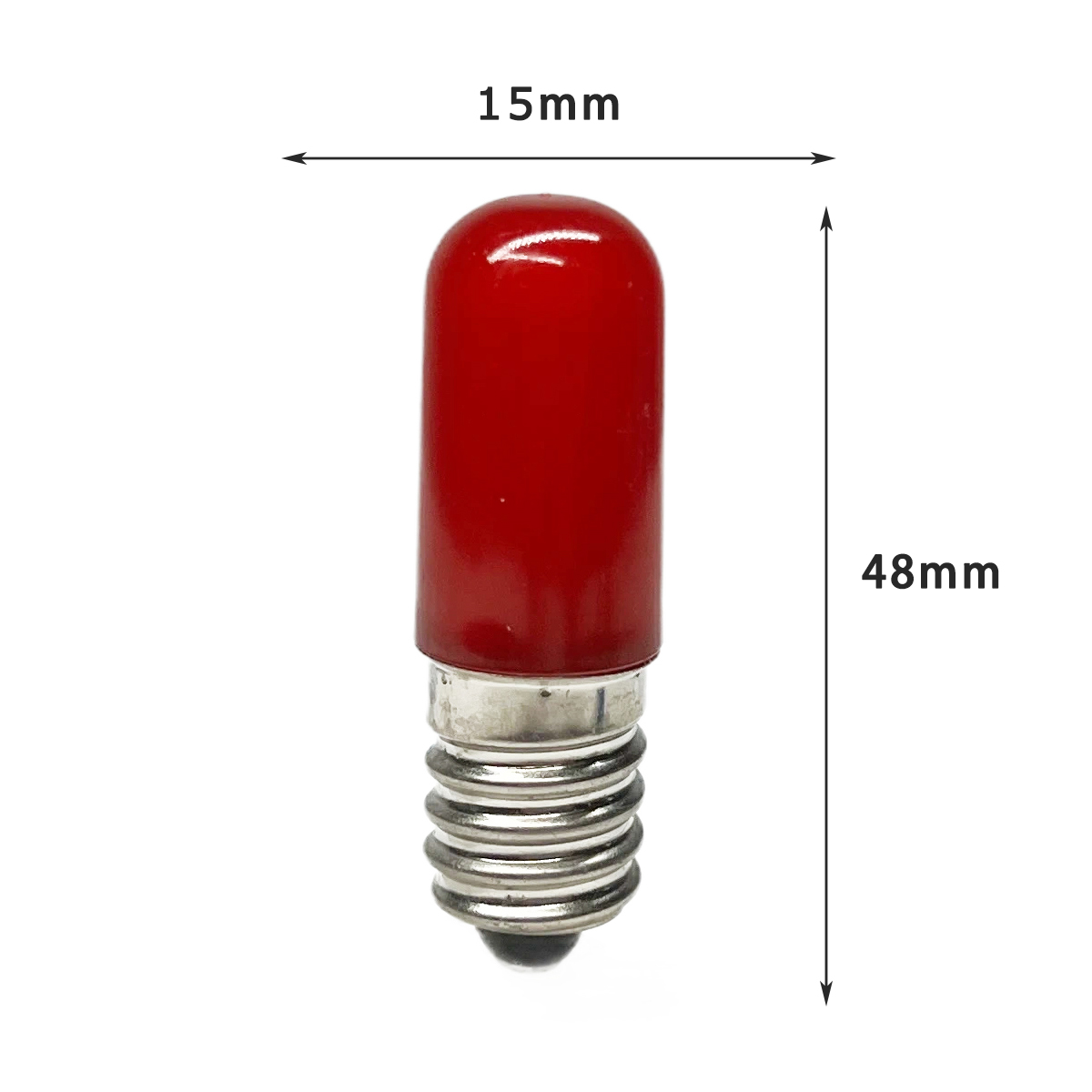 Mini bombillas LED T15 E14 E12 de filamento COB, 2W, rojo, verde, azul, amarillo, blanco frío y cálido, cubierta de PC para decoración de refrigerador y congelador