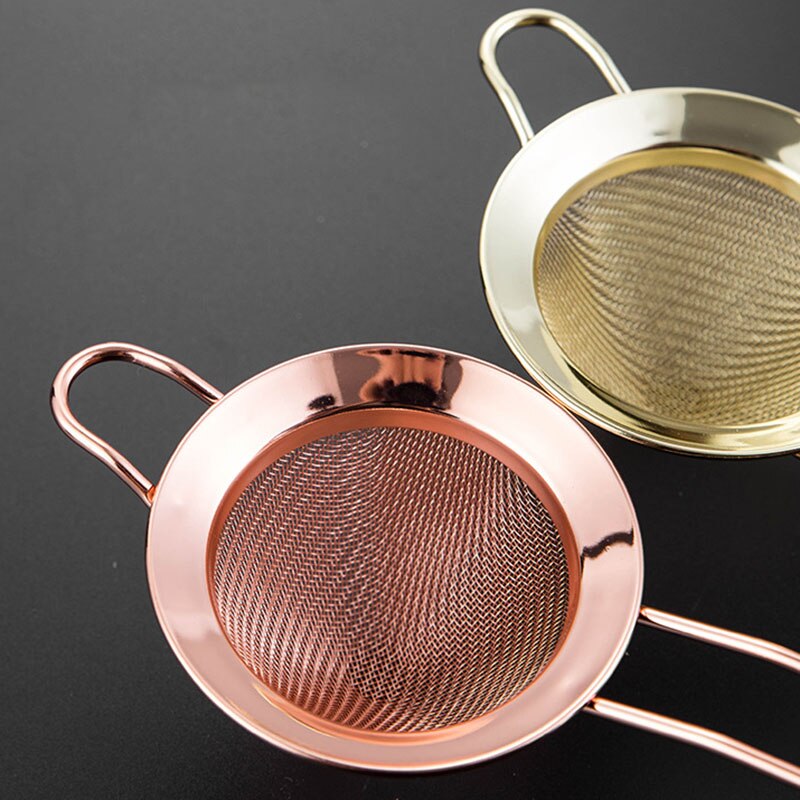 Stainless Steel Fine Mesh Cocktail Strainer Conical Food Tea Juice Strainers Cocktail Colander Sifter Sieve Bar Accessories