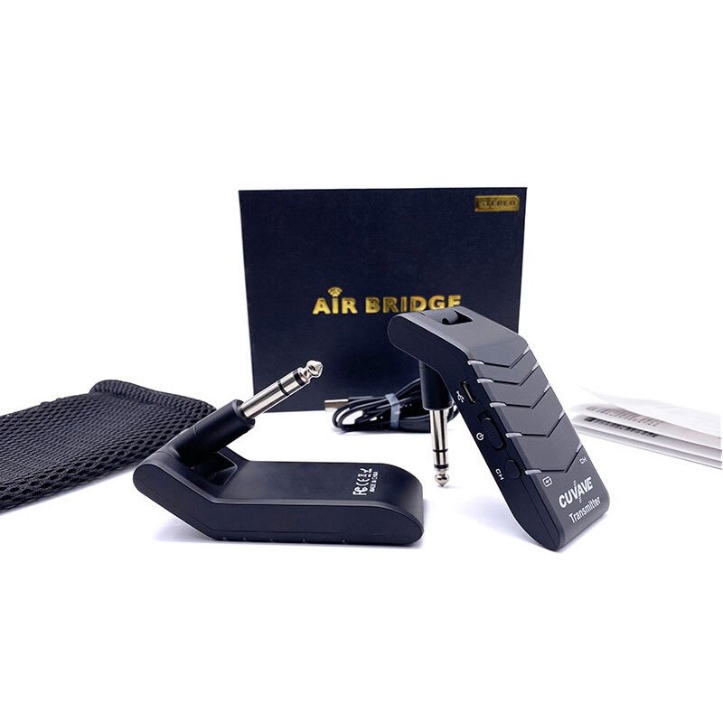 Cuvave wireless 2.4 ghz gitarrensystem, wiederaufladbarer audio-sender und -empfänger für e-gitarren und verstärker
