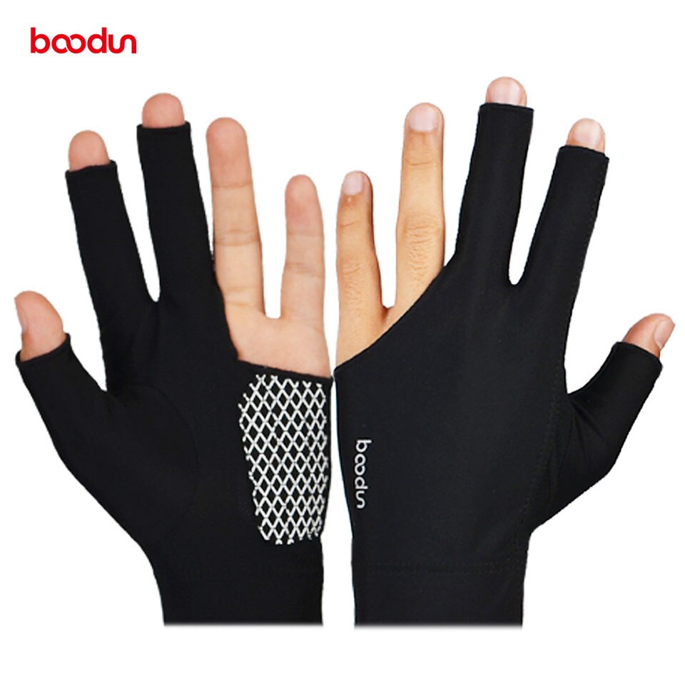 Lot De 2 Gants De Billard 3 Doigts - Gants Pour Main Droite Et Gauche, Homme Et Femme