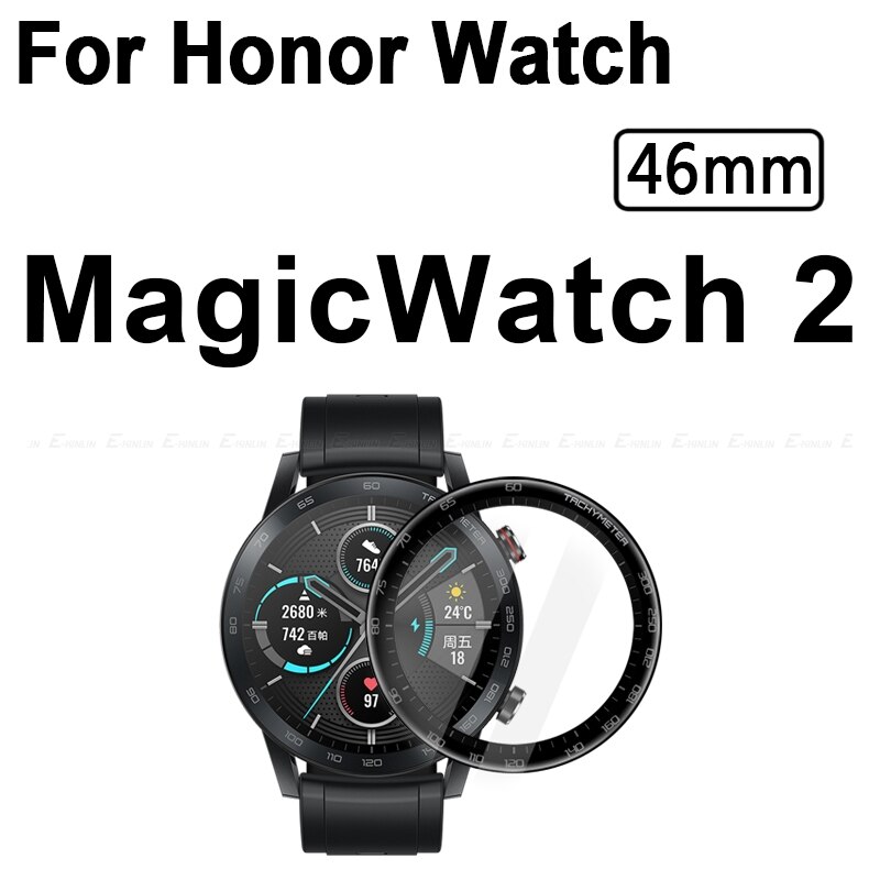 99d buet fuld cover skærmbeskytter til huawei honor watch magicwatch 2 magisk ur 2 46mm 42mm blød beskyttelsesfilm ikke glas: Til magicwatch 2 46mm