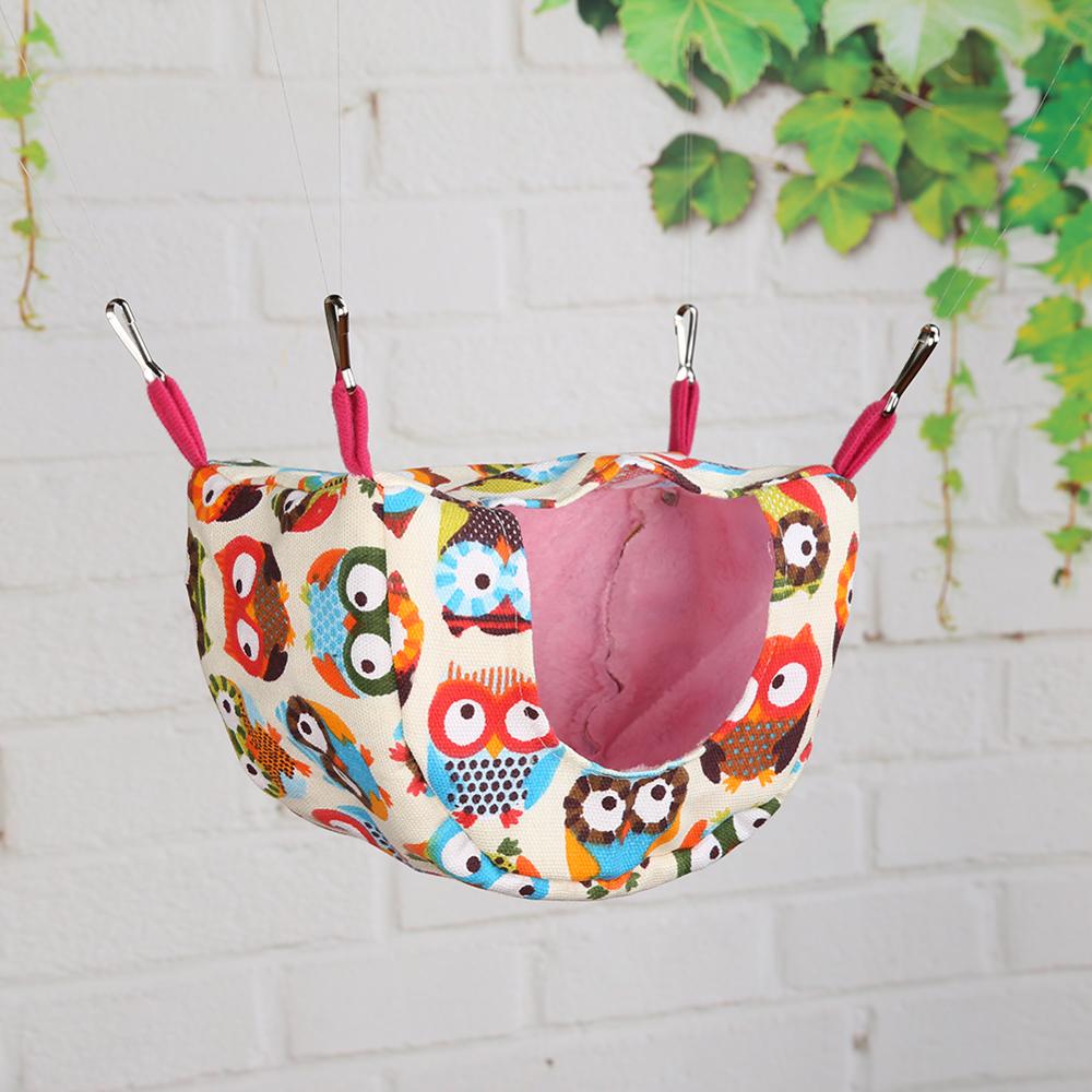 Kegelvormige hangmat voor huisdieren, hamster, rat, papegaai, fret, hamster, hangend bedkussen, hamsterhuis, kooiaccessoires voor hamsters
