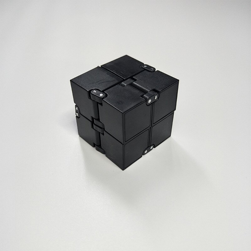 Tragbare Mini Fingertip Cube Erwachsene Büro Dekompression Spielzeug Angst Stress Relief Kinder Finger Cube Spielzeug: Black