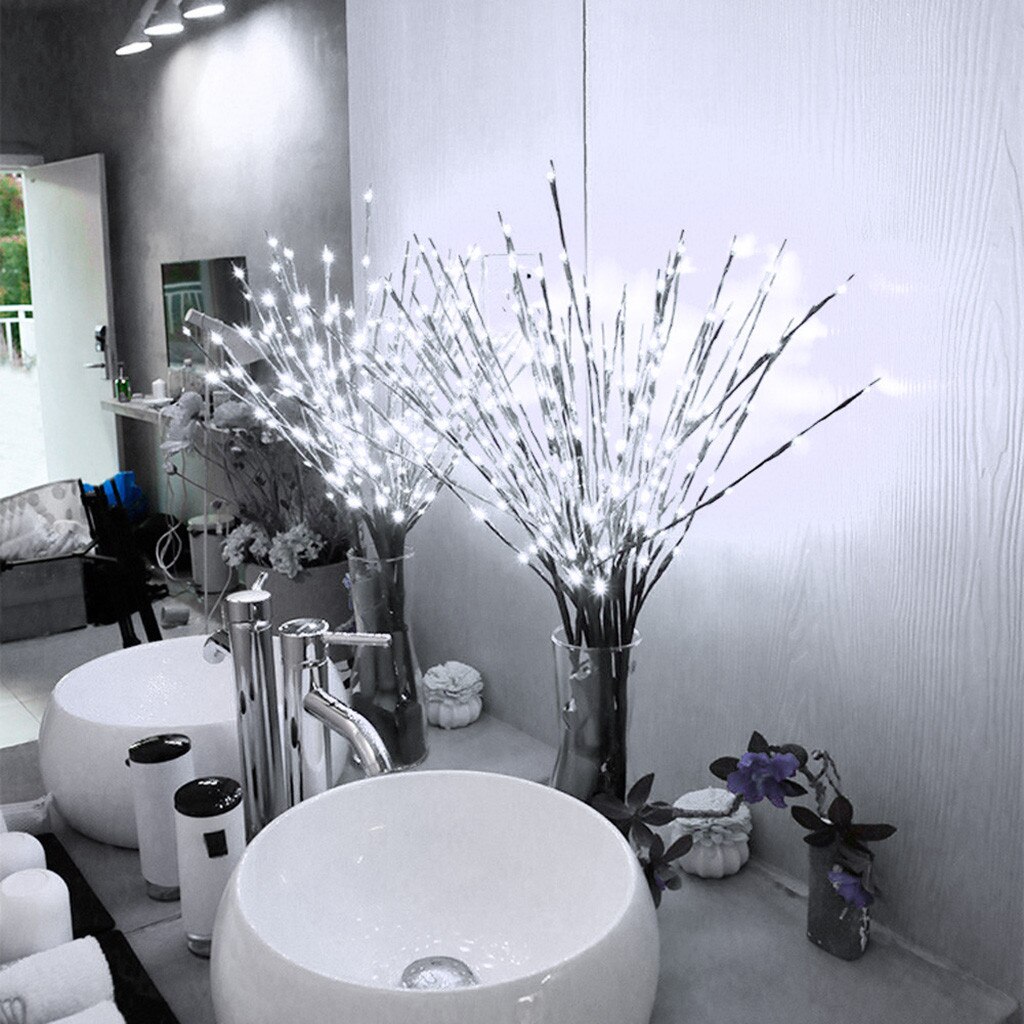 Led Willow Tak Lamp Kerst Vaas Bloemen Lichten 20 Lampen Thuis Party Garden Decor Desktop Bloem Decoratie Lichten Ls #25