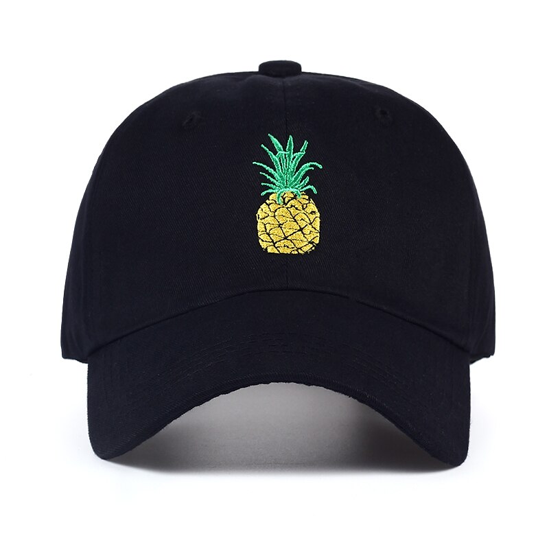 Kvinner hip hop baseball cap frukt ananas sommer menn solhatt tenåring dame snapback caps dress for tenåringer voksne