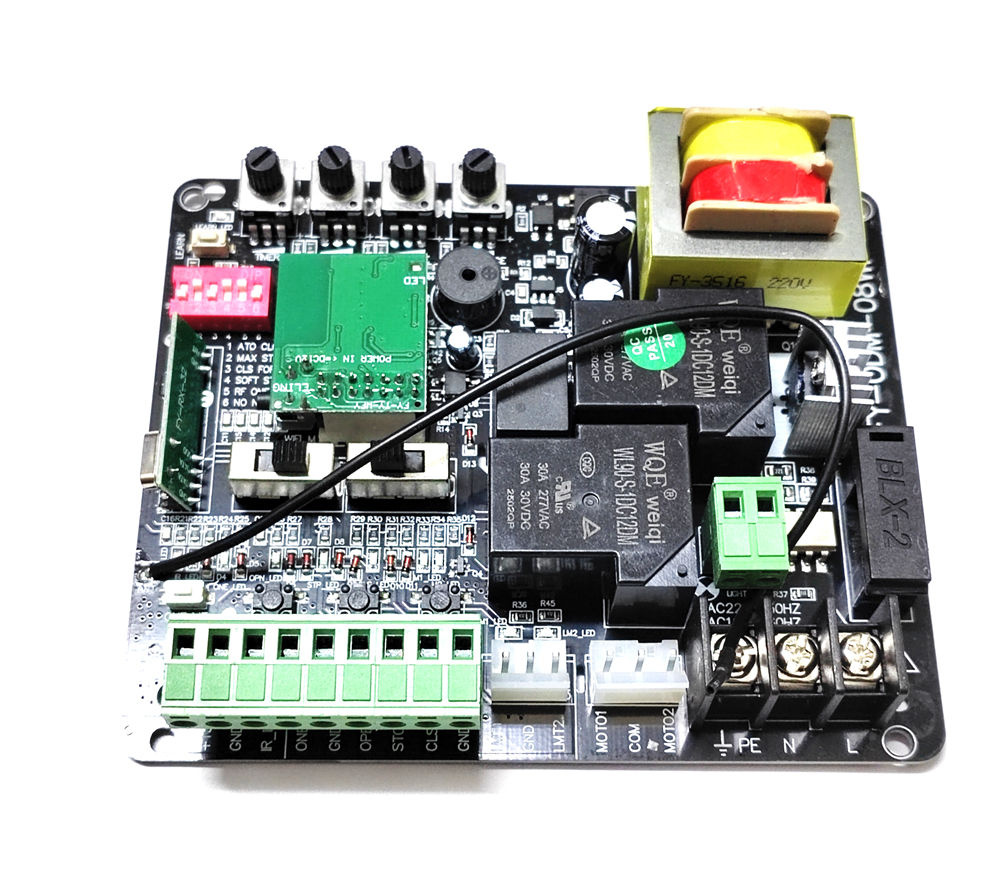 only 220V! or 110VTuya Smart WiFi Control Sliding Door Motor Control Board Card plate for sliding Gate Motor Door Opener: Brown