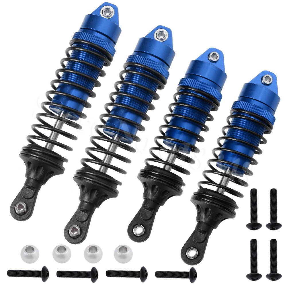 RC Car Shock Absorbers - Metal - for Traxxas Slash 4x4 2WD - Upgrade Parts: Navy Blue 2835