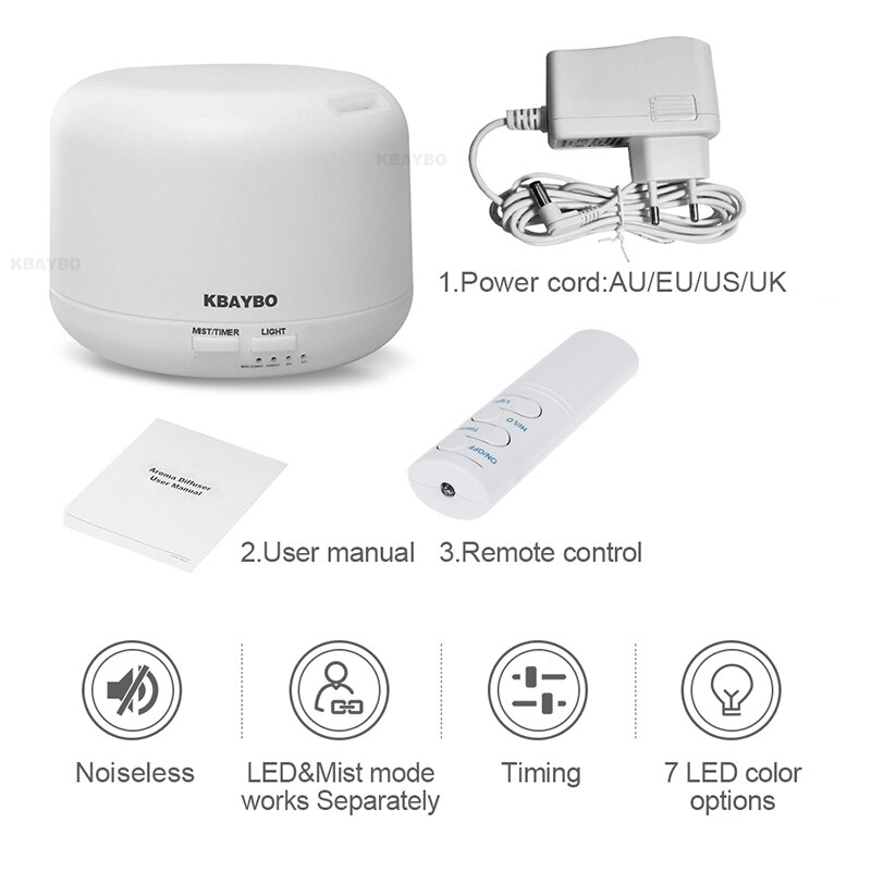 300MLUltrasonic Aromatherapy Humidifier Essential Oil Diffuser Air Purifier for Home Mist Maker With APP Remote Control