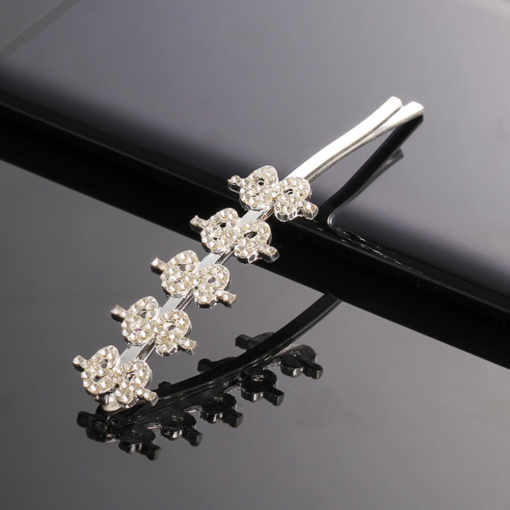 12 zodiac hårnålar trend strass stensatta hårspännen bobby pins bröllop kristall bling brud styling hårspänne