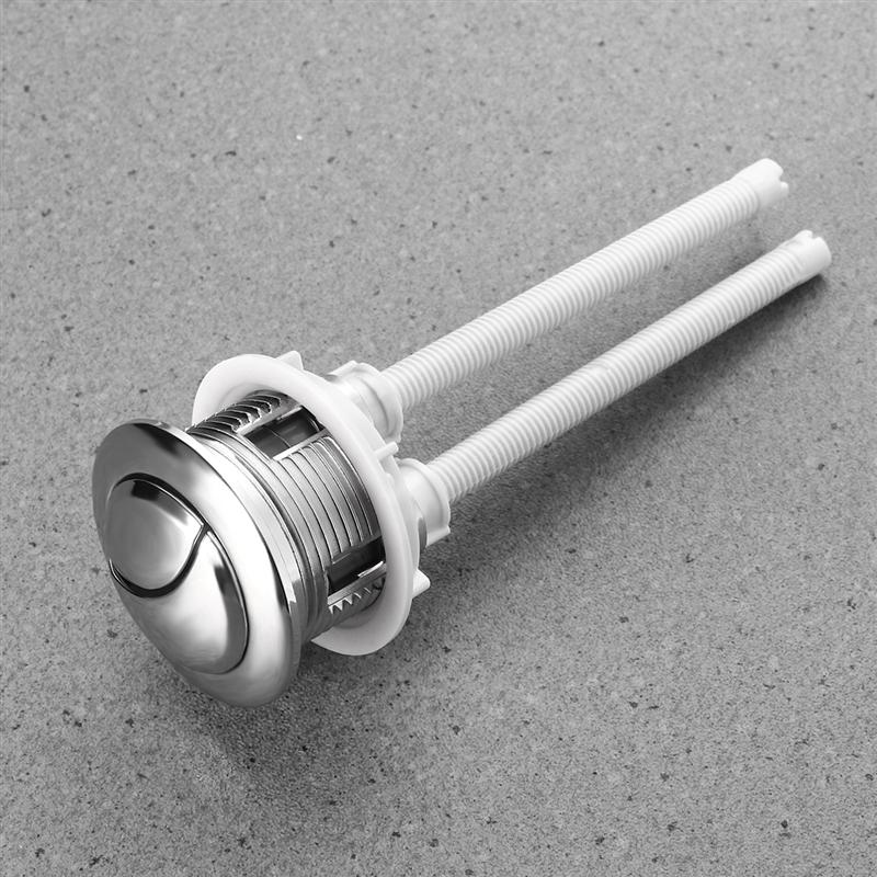 ROSENICE 114mm Toilet Flush Button Dual Flush Toilet Tank Button Dual Flush Push Button Toilet Push Buttons With Rods Repair