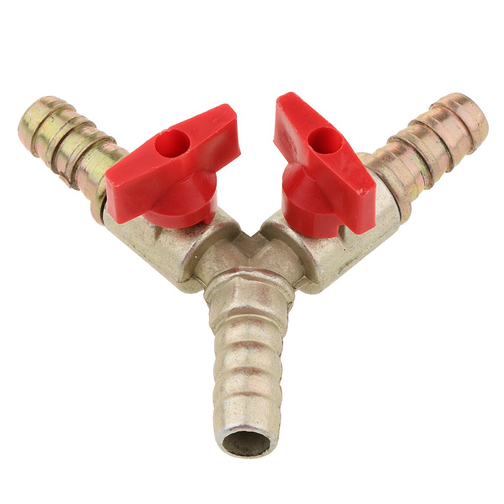 Y-shaped 3 Way Switch, Ball Valve Union Intersection/Split Brass Shut Off Ball Valve Fitting