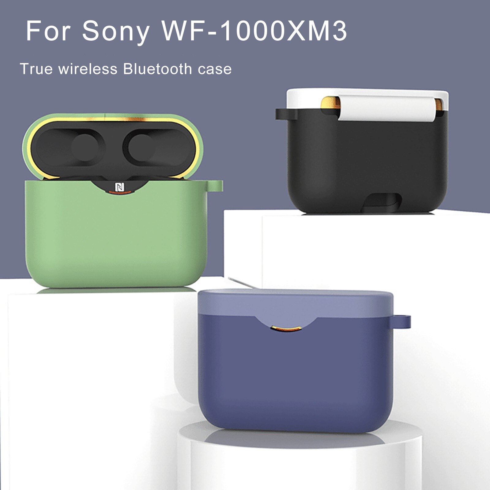 Siliconen Case Voor Sony Wf-1000xm3 Cover Opladen Pouch Draadloze Koptelefoon Case Prachtige Verschijning