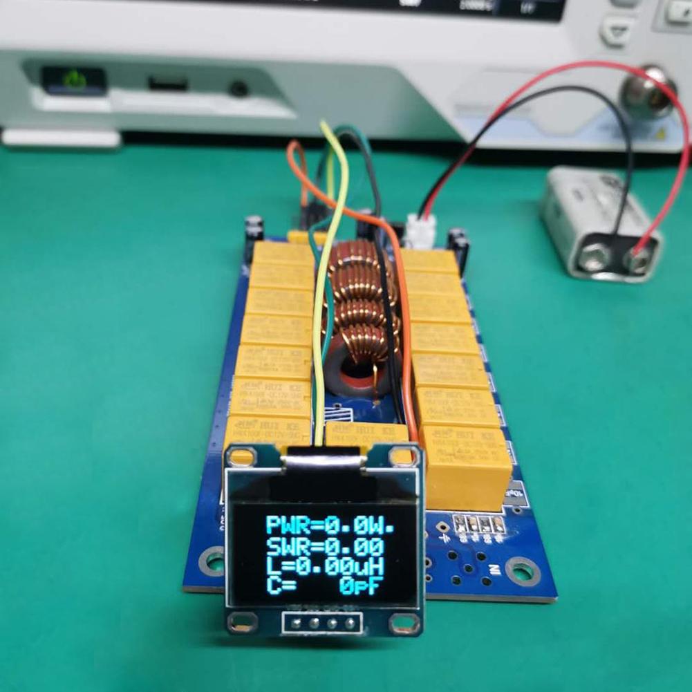 ATU-100 DIY Kits 1.8-50MHz Manual Antenna Tuner ATU-100mini N7DDC 7x7 + OLED Firmware Programmed/ SMD/Chip Soldered