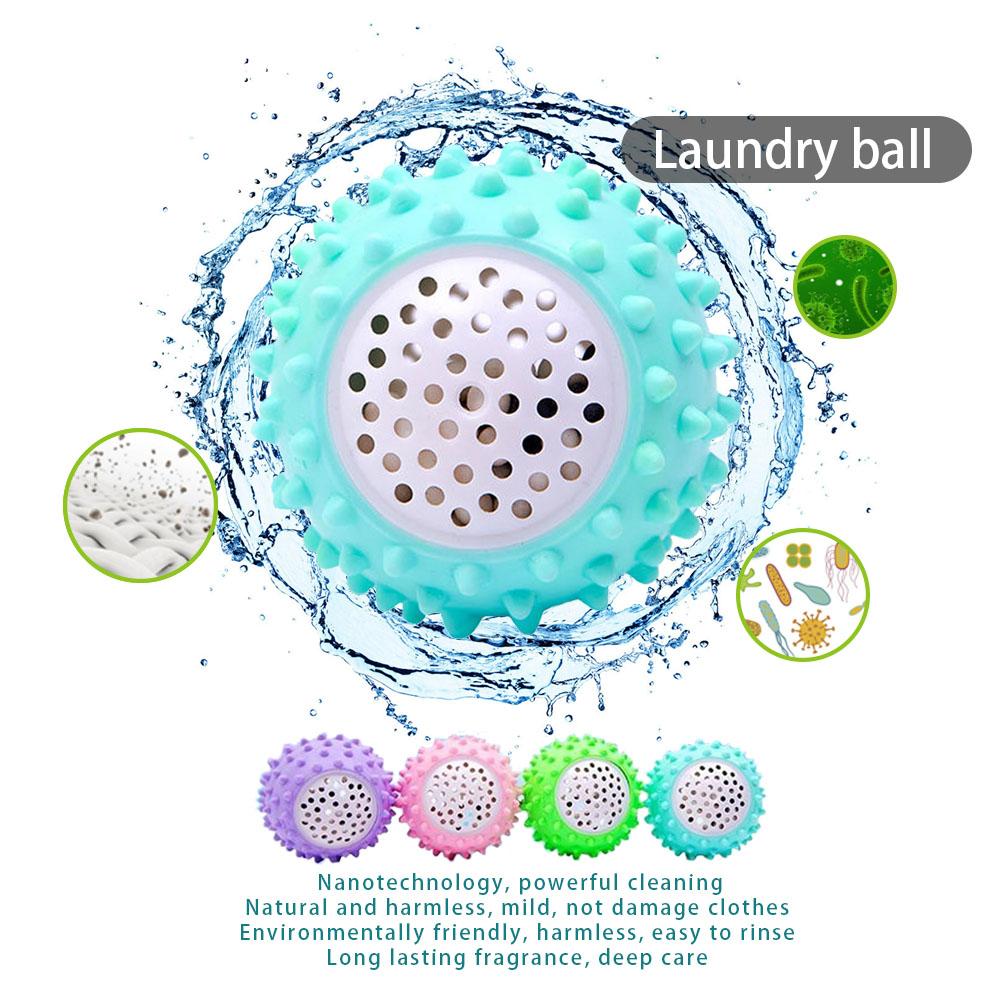 4PCS Wash Ball Nano Super Laundry Balls Reusable Washings Sterilization Not Entangled Decontamination And Dechlorination