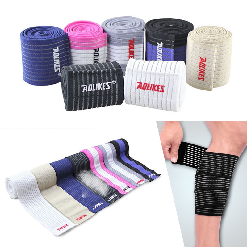 Bande de soutien pour le Sport, 90cm, protège-tibia, genouillères, bas de jambe, basket-ball, multi-usages, pour hommes et femmes