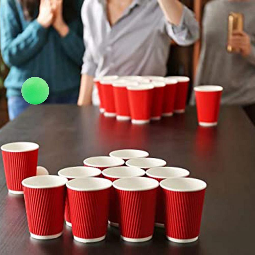 Balle de Ping-Pong givrée de couleur vive, Portable, résistant à la rouille, pour pratique, 50 pièces/paquet, 40mm