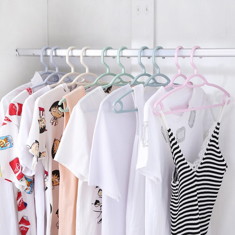 5pcs/lot Adult Plastic Hanger Laundry Hanger Clothing Drying Racks Storage Baby Children Coat Trousers Closet Hanging Organizer