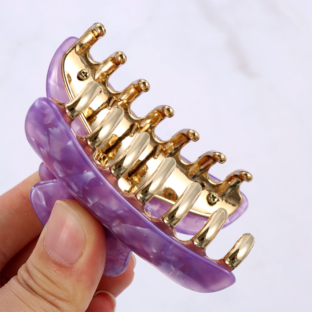 1pc Barrette Crab Clamp Clips Girls Hair Updo Hairpin Hairdress Styling Tool Women Hair Claw Banana Hair Clips