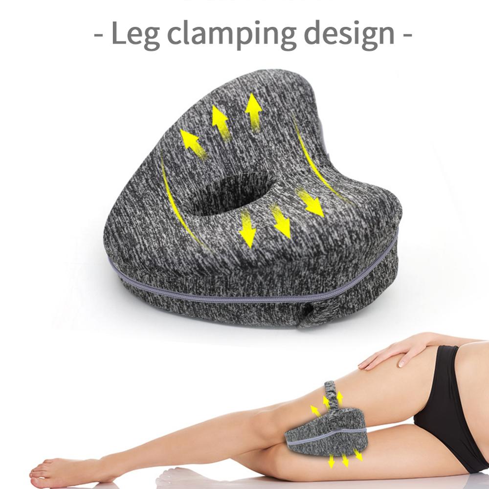 Almohada de espuma viscoelástica para dormir entre las piernas, cojín para dormir, apoyo para aliviar la espalda, cadera cintura para mujeres embarazadas, almohadas para las piernas