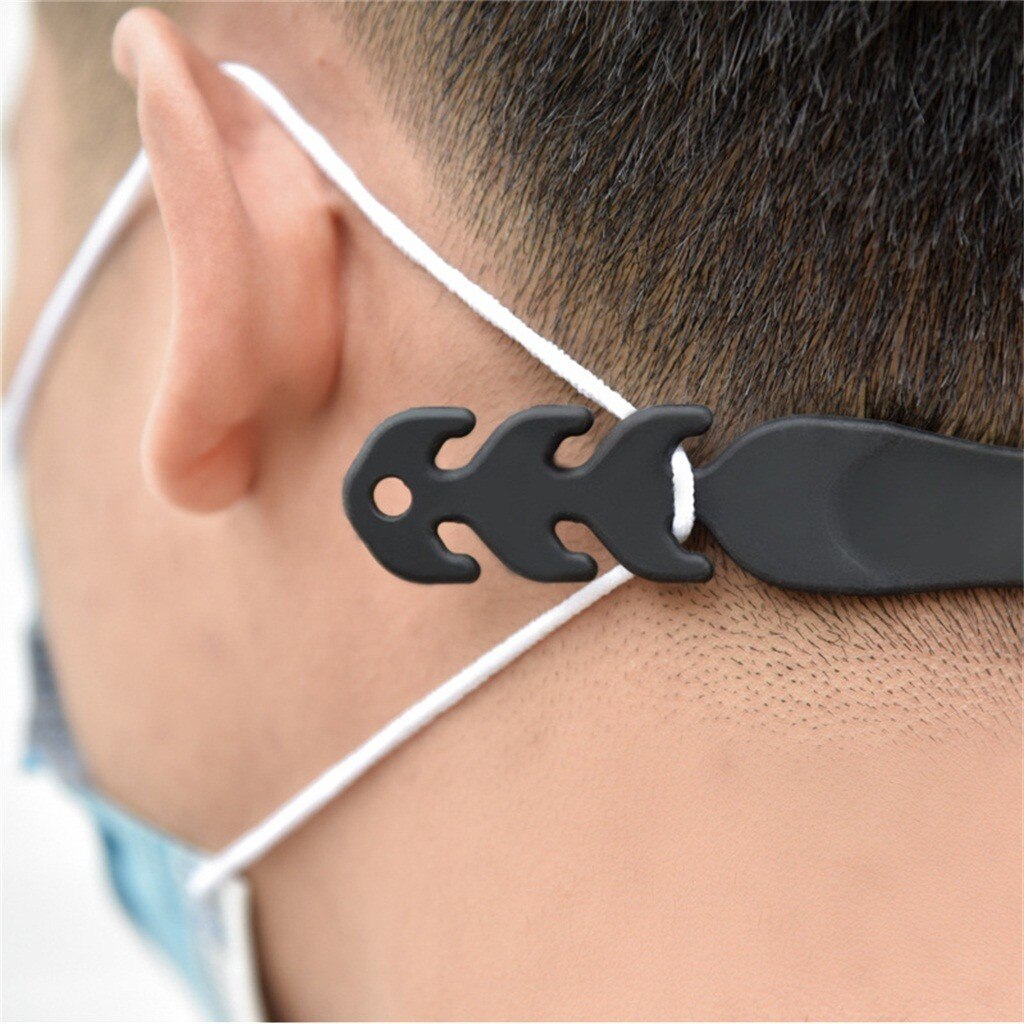 6Pc Masker Uitbreiding Riem Oor Pijn Preventie Artefact Masker Oor Cord Extension Gesp Verstelbare Masker Haak Masker Non-slip Extension