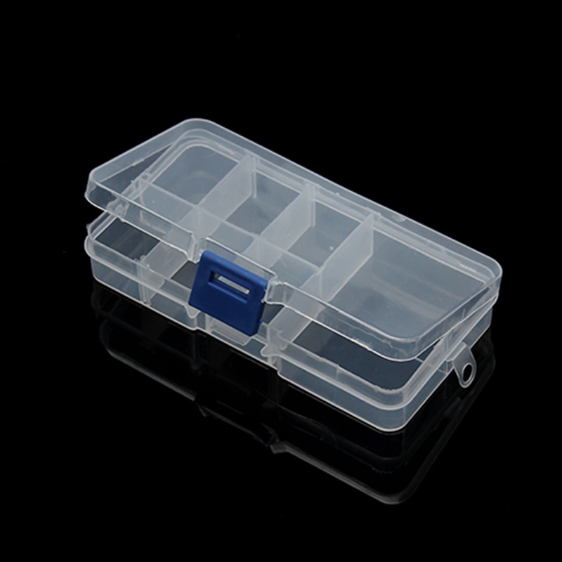 Louleur 7 Slots (Verstelbare) Plastic Sieraden Tool Box Storage Case Craft Organizer Kralen Diy Sieraden Maken Verpakking