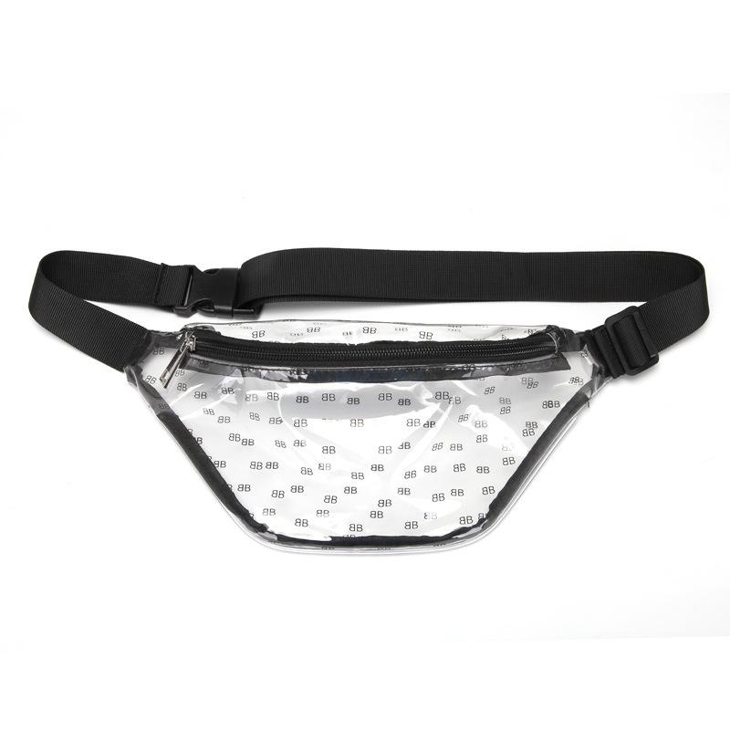 Lxfzq Taille Zakken Sac Banane Femme Vrouwen Transparante Mode Pvc Transparante Fanny Pack Vrouwen Taille Packs Holografische: hei se