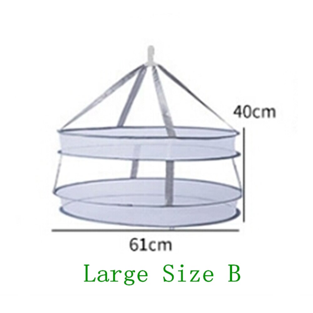 Opvouwbare hangmand, droogrek, net, hanger: Grijs pond