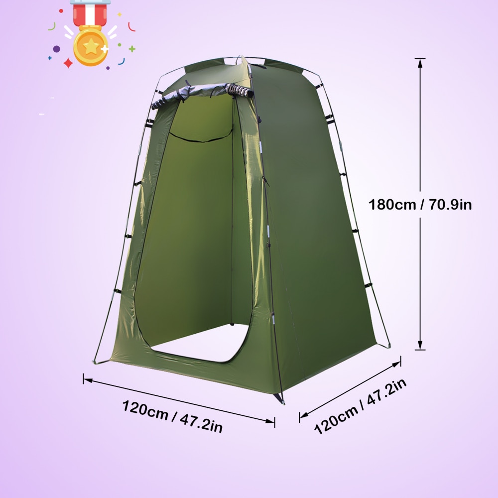 outdoor Portable Shower Toilet Camping Tent For Shower 6FT Privacy Changing Room For Camping Toilet Shower Beach anti UV
