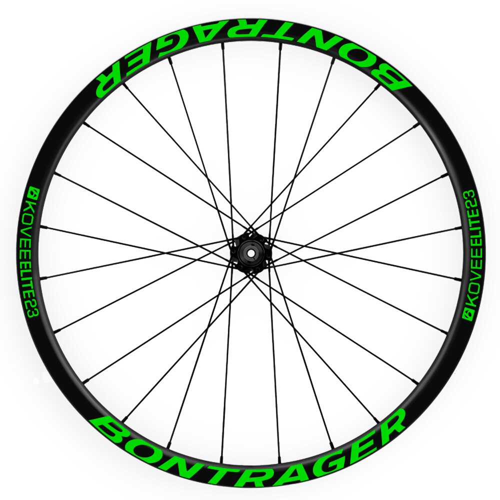 Autocollants vélo 29" BONTRAGER KOVEE ELITE 23 WH05: GREEN fluor
