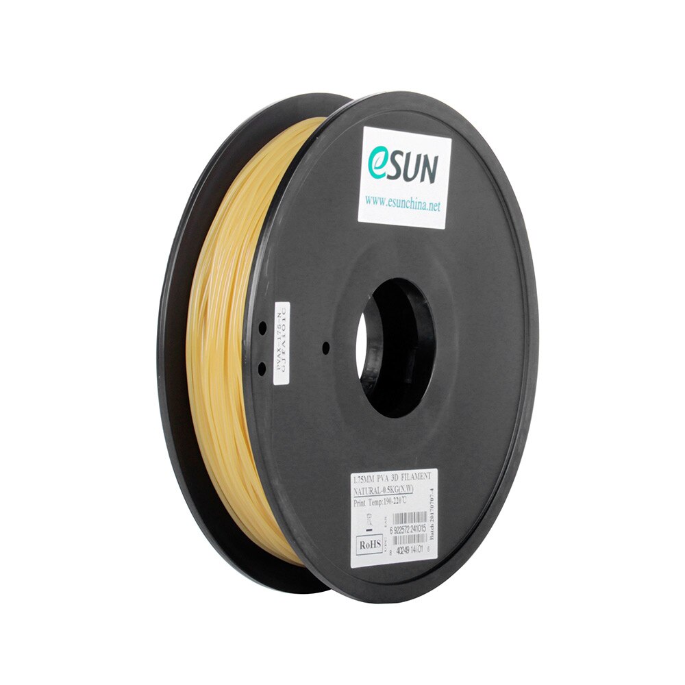 eSUN PVA 1.75mm 3D Printers Filament 0.5kg / 1.1lb Spool Water-soluble Consumables Natural Material Refills