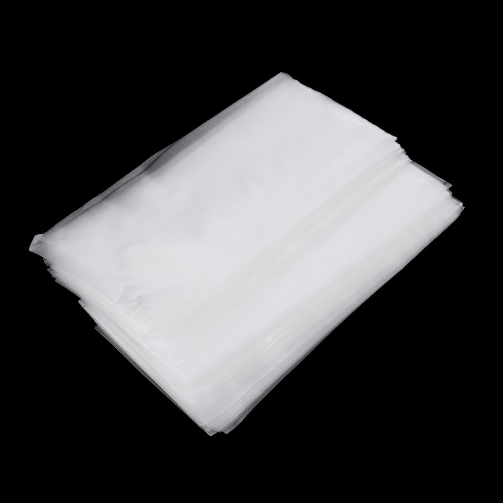 100Pc Water Soluble Bags PVA Fishing Bag Water Dissolving Bait Bags Tackle