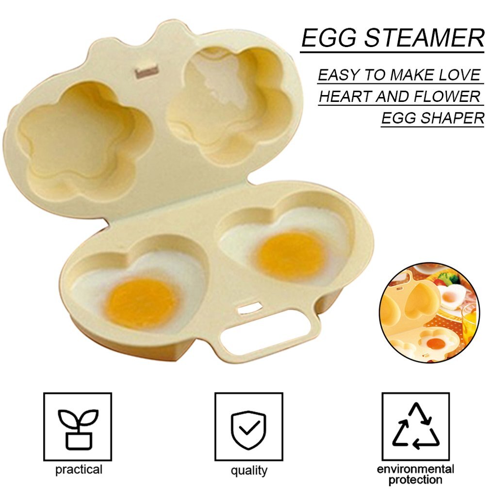 Ei Wilderer Mikrowelle Ei Herde Liebe Herz Blume ehemalige bilden Ei Wilderer Kochen Werkzeuge Küche Gerät