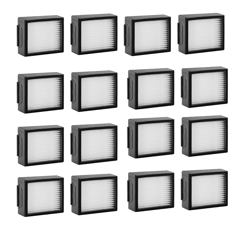 HEPA-Filter für iRobot Roomba evo, i,e-Serie:E5 E6 E7 i1 i3 i4 i5 i6 i7 i8 e, i,Serie Roboterstaubsauger: dunkel Grau