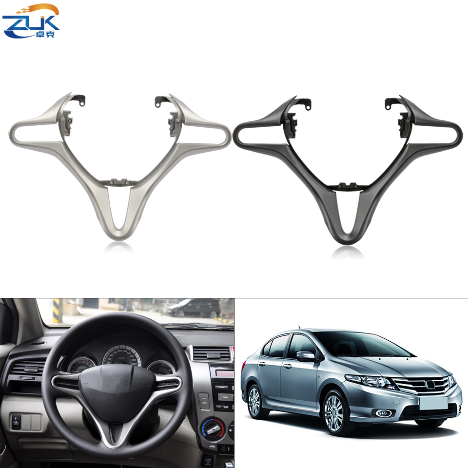 ZUK For Honda Fit/Jazz For City Car Steering Wheel Trim Cover Steering Wheel Decorative Strip Cover Decorative Trim